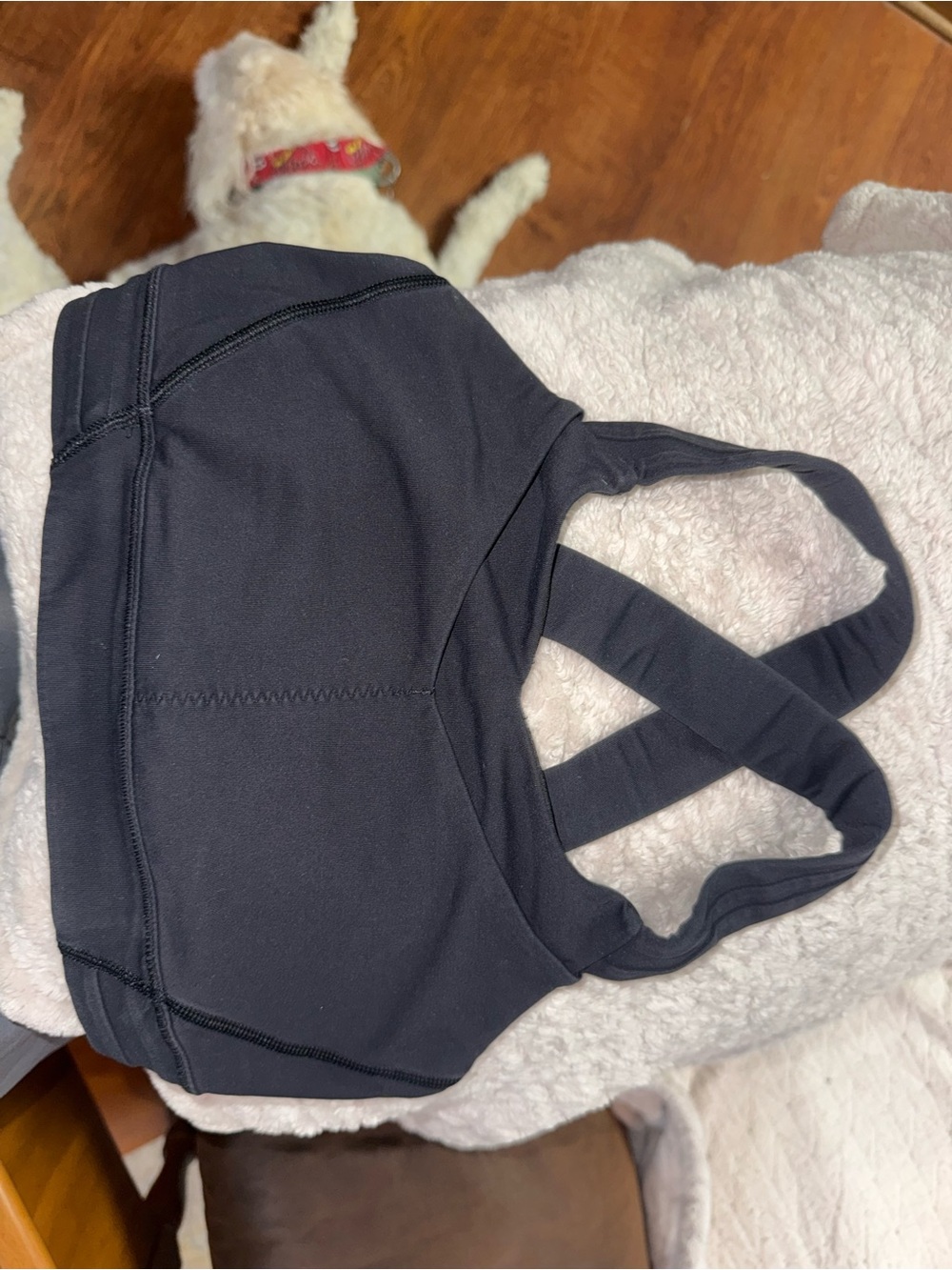 lululemon athletica Black Cross-Back Sports Bra